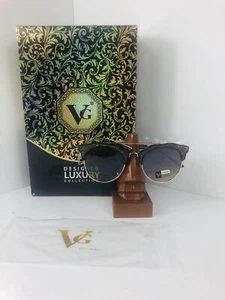 En muy buen estado Occhiali Mujer Diseñador Colección de Lujo Gafas de Sol Protección UV 400 NUEVO - Imagen 1 de 6