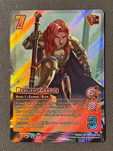 Resilient Charge Universus Critical Role Heroes of Exandria Ultra Rare UR #202 - Picture 1 of 2