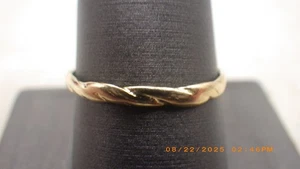 10 Karat Gelbgold modischer Herrenring, 1,1 g, Größe: 9,75 (TDY028628) - Bild 1 von 5