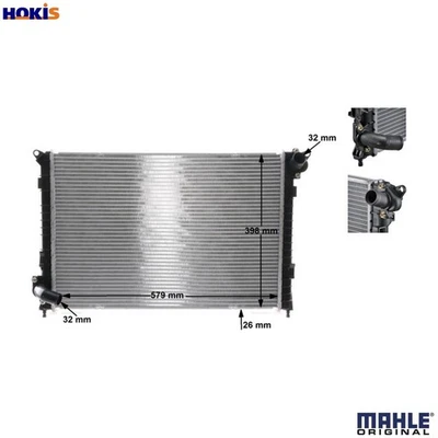 RADIATOR ENGINE COOLING CR 985 000S FOR MINI W10 B14 A 1.4L W10 B16 A 1.6L 4cyl - Image 1 of 4