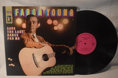 Faron Young Save the Last Dance For Me Vinyl LP 1966 Mountain Dew Label VG+ Foto 1 de 4