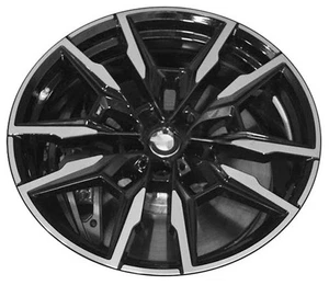 Genuine OEM Take-Off Wheel For 2019-2025 GMC Sierra 1500 20 Inch Black Alloy Rim - Picture 1 of 7