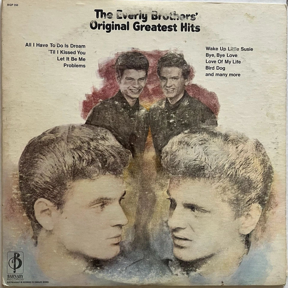 The Everly Brothers Original Greatest Hits Double Vinyl LP - Barnaby BGP 350 - Image 1 of 4