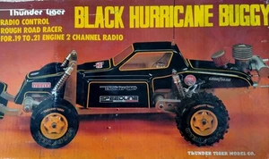 Thunder TIGER "BLACK HURRICANE " Buggy 1/8 Vintage Rarität wie Fairlady Baja - Bild 1 von 15