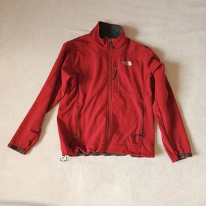 Chaqueta forrada de vellón con cremallera completa The North Face Red Apex Soft Shell para hombre L - Imagen 1 de 8