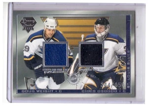 Tarjeta base Doug Weight & Chris Oagood 2003-04 Pacific Luxury Suite Jersey #46/650 - Imagen 1 de 1
