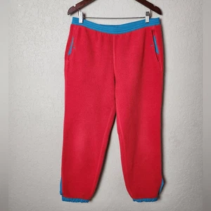 Patagonia Synchilla Snap T Fleece 25600 Hose Jogginghose rot blau Besatz Gr. M - Bild 1 von 8