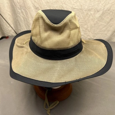 Sombrero Boonie Panama Jack Original Malla Adulto OSFA Correa Mentón Beige Transpirable Foto 1 de 4