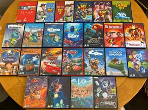 Large Collection Of Disney Pixar DVD Movies Toy Story Incredibles Nemo Coco  R2 - Picture 1 of 1