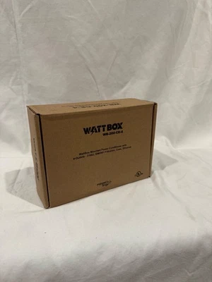 NEW Wattbox WB-200-CE-4 Mounted Power Conditioner with 4 Outlets - Image 1 of 3