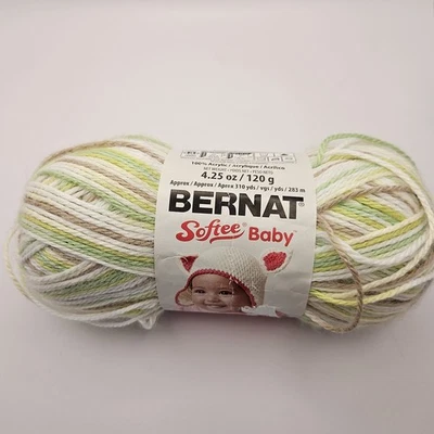BERNAT Softee Baby Yarn Little Trees 4.25oz/310yd New Single Unit - Image 1 of 4