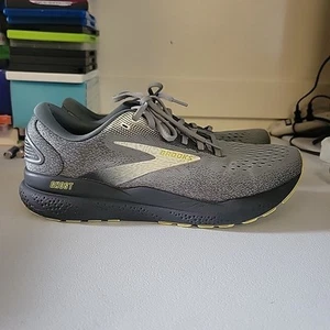 Brooks Mens (10 D) Ghost V16 Gray Running Shoes WORN ONCE, EXCELLENT - Picture 1 of 6