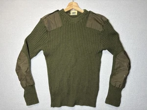 Vintage T.W. Kempton Sweater Mens Medium Wool Commando Military Pullover 1983 UK - Picture 1 of 6