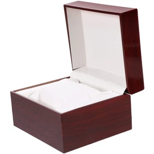 Caja de exhibición de reloj caja de reloj de madera enrollador de reloj regalo soporte de reloj de madera - Imagen 1 de 12