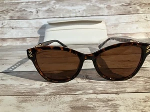 Gafas de sol de verano y eslabones ámbar rosa con estuche, nuevas nunca usadas - Imagen 1 de 9