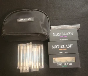 Moxie Lash 3 Pairs Reusable Magnetic Lashes Sassy, Wifey & Baddy Lashes +Swabs + - Picture 1 of 13