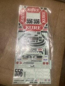 NEW TAMIYA VINTAGE GLOW TGX 1/8 RC 44005 KURE NISMO GT-T SKYLINE 1996 DECALS TGR - Picture 1 of 3