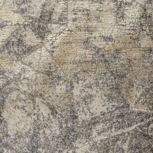 Light Beige, Gray, Gold Foil Printed Velvet Fabric by the Yard, 56 inch width - Picture 1 of 8