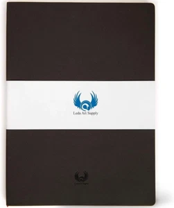 Large Sketchbook 160 Pages Softbound Cover Sketchbook for Artists - Leather Draw - Picture 1 of 12