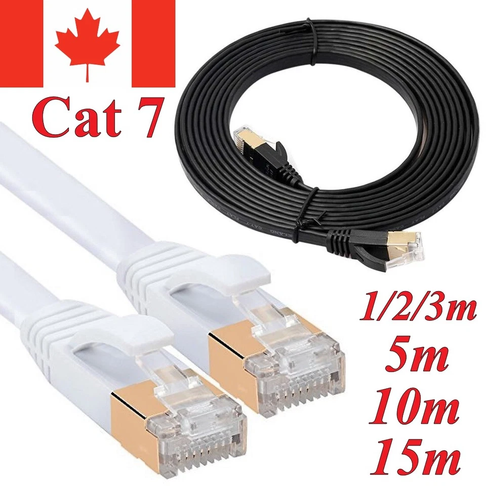 CAT 7 Ethernet Cable LAN Internet Network for Computer Router PC Mac Laptop PS4 - Image 1 of 1
