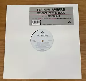 Britney Spears & Madonna - Me Against The Music - 12” Vinyl Unplayed - Picture 1 of 3