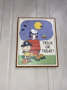 Peanuts - Snoopy/Woodstock Halloween Trick Or Treat! 10x7.5” - Picture 1 of 6