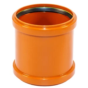 ScarMaxx KG Rohr Überschiebmuffe Dichtung Entwässerungs System Kanalrohr Orange - Bild 1 von 25