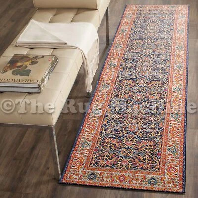 FORTUNA COLOURFUL FLORAL ALLOVER ANTIQUE TRADITIONAL RUG RUNNER 80x500cm **NEW** - Image 1 of 4