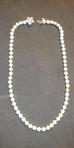 RARE Fred A. Block Sterling RHINESTONE Necklace  1940 SIGNED Designer Statement  - Picture 1 of 22