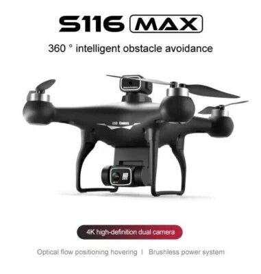 DRONE S116 PROFESSIONALE EVITAMENTO OSTACOLI FOTOCAMERA 4K GPS BRUSHLESS - Immagine 1 di 4