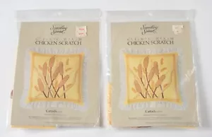 Something Special Gingham Kit Cuscino Graffi Gatta Pollo 60109 14" X 14" 2 - Foto 1 di 2