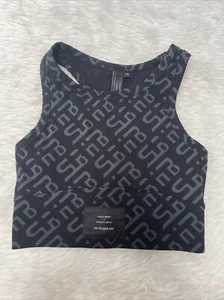 SWEATY BETTY Halle Berry X Jinx Power Workout BH Tank Black Geo Print Xsmall - Bild 1 von 5