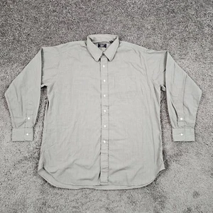 VINTAGE Gitman Bros Shirt Mens XL Gray Plaid Long Sleeve Made in USA Cotton Belk - Picture 1 of 14