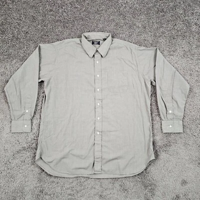 VINTAGE Gitman Bros Shirt Mens XL Gray Plaid Long Sleeve Made in USA Cotton Belk - Image 1 of 4