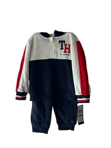 Tommy Hilfiger Baby-Trainingsoutfit-Set Größe 18M rot, weiß und blau - neu - Bild 1 von 6