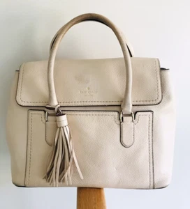 Kate Spade Mccall Street Nicolle Soft Leather Shoulder Bag Pink Beige Handbag - Picture 1 of 13