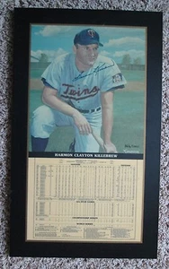 HARMON KILLEBREW LIMITED AUTOGRAPH SIGNED PLAQUE COPE COLLECTION COA JSA HOF - Picture 1 of 4
