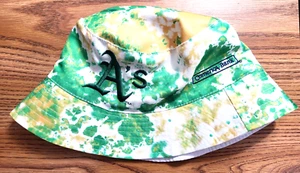 MLB Oakland A's Athletics / Comerica Bank Tie Dye Bucket Hat Adult One Size - Picture 1 of 5