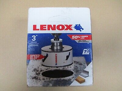LENOX Hole Saw 76mm 30048 48L 76MM 3  WOOD & METAL HOLE SAW EXTENDED LIFE • 9.99£