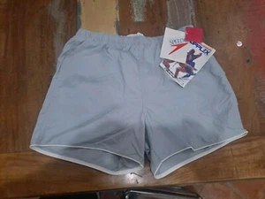 Vintage Speedo Swim Trunks 90s Men 32 34 Cotton Shorts Lined Beach New With Tags - Picture 1 of 4