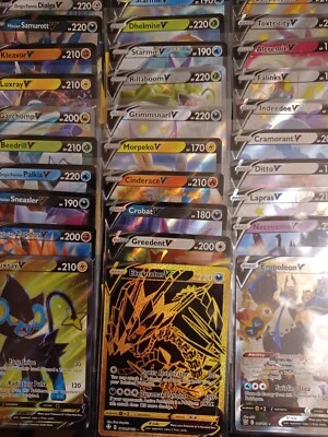 Pokemon Cards Bundle Ultra Rare Holo V or VMAX Card Holo Shiny Cards Guaranteed - Image 1 of 4