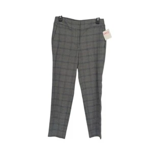 01453 Loft Moderno Ajustado Tobillo Cuadros Pantalón Gris Talla 6 Preppy Negocios Informal - Imagen 1 de 8