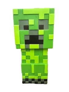 Banco de monedas monograma Minecraft Creeper figura PVC 9" - Imagen 1 de 5