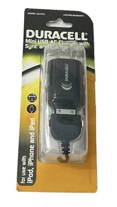 Duracell Mini USB AC Charger with Sync and Charge Cable DU1573 - Picture 1 of 2