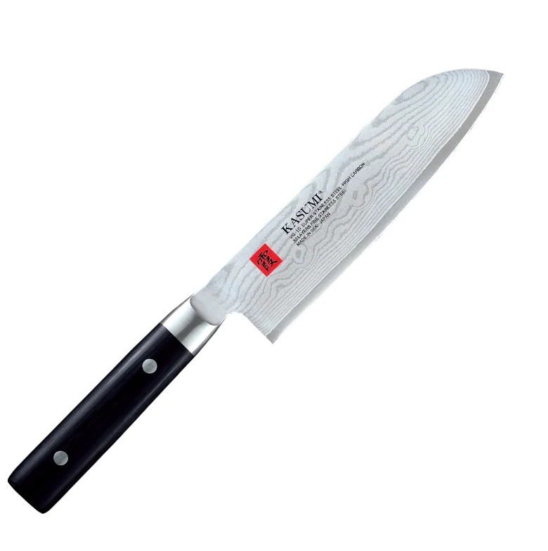 Cuchillo Damasco KASUMI Chef Japonés (Santoku) 7 pulgadas/18 cm Foto 1 de 4