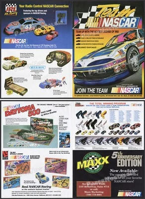 NASCAR - Orig. 1992 Trade AD / promo _ Maxx _ JRL _ Blue-Box _ Life-Like Racing - Image 1 of 3