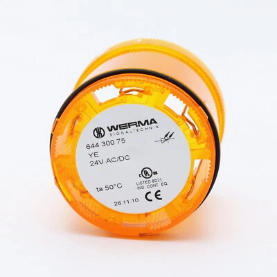 Werma 644 300 75 LED Dauerlichtleuchte KS71 24VAC/DC YE - Bild 1 von 2