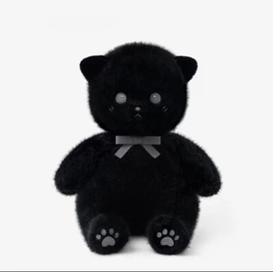 Black cat Plush toy Birthday Gift - Gift for her/ him - Picture 1 of 4