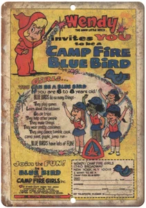 Wendy die gute kleine Hexe Comic Buch Werbung 12" x 9" Reproduktion Blechschild J425 - Bild 1 von 1