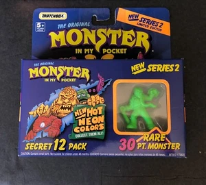 Monster in my pocket 12 pack series 2 Matchbox 1991 30 PT set featuring Warlock - Picture 1 of 2